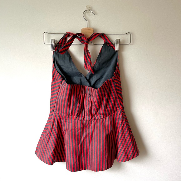 Anthropologie Odille Striped Halter Top - Picture 2 of 8